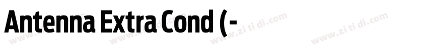 Antenna Extra Cond (字体转换